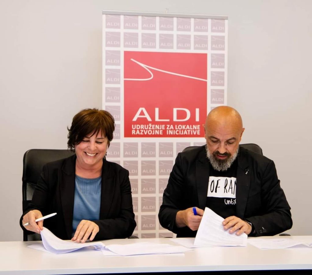 ALDI „Napredni institut za tehnologije i inovacije“ Ustanova za obrazovanje odraslih Goražde i JU “Centar za kulturu” Goražde potpisali su danas Sporazum o saradnji